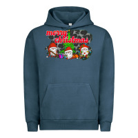 Pigment Midnight Navy Merry Christmas - Gnome - Gnome Urban Hoodie - Bettercallsaul