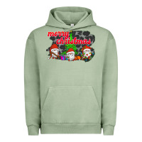 Pigment Oil Green Merry Christmas - Gnome - Gnome Urban Hoodie - Bettercallsaul