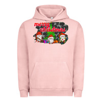 Pigment Salmon Merry Christmas - Gnome - Gnome Urban Hoodie - Bettercallsaul