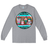 Heather Grey nurse car coasters Long Sleeve Tee - AdoDesignShop
