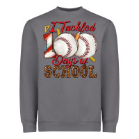 Storm i tackled 100days of school baseball Heavyweight Sweatshirt - texasbilliewilder