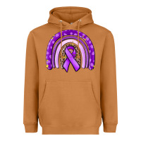 Meerkat awerenes ribbon  rainbow Heavyweight Hoodie - MaliasSmallBusiness
