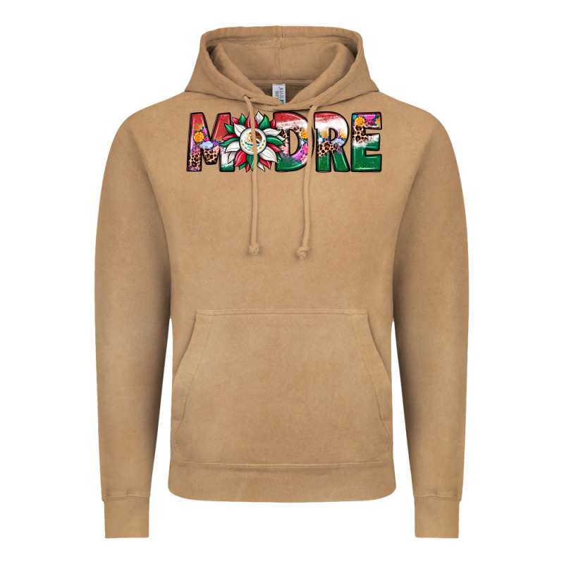 Mexican Flag Sunflower Madre Vintage Hoodie by JahusDesignShop | Teevron
