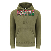 Vintage Olive mexican flag sunflower madre Vintage Hoodie - JahusDesignShop