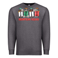 Charcoal Heather sedation squad Premium Sweatshirt - MaliasSmallBusiness