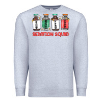 Heather Grey sedation squad Premium Sweatshirt - MaliasSmallBusiness