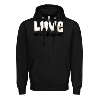 Black love dental hygienist Zipper Hoodie - AdoDesignShop