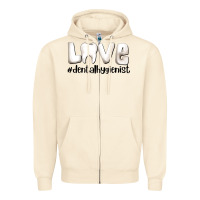 Sandshell love dental hygienist Zipper Hoodie - AdoDesignShop