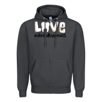 Smoke love dental hygienist Zipper Hoodie - AdoDesignShop