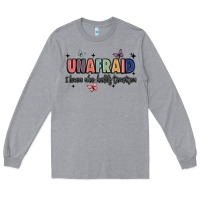 Heather Grey unafraid Long Sleeve Tee - JahusDesignShop