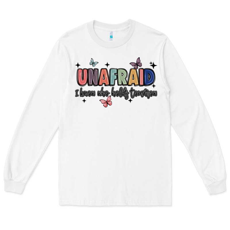 Unafraid Long Sleeve Tee by JahusDesignShop | Teevron