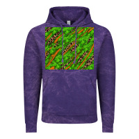 Cloud Purple Distressed Shamrock And Leopard Vintage Hoodie - RanaPortraitStore