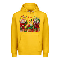 Lemon Elf Coffee Cups Christmas Premium Hoodie - BundleAndBundleShop