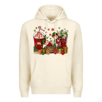 Sandshell Elf Coffee Cups Christmas Premium Hoodie - BundleAndBundleShop
