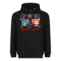 Black america the beautiful Heavyweight Hoodie - MaliasSmallBusiness