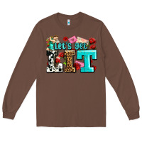 Chestnut valentines day lets get lit Long Sleeve Tee - AdoDesignShop
