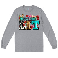 Heather Grey valentines day lets get lit Long Sleeve Tee - AdoDesignShop