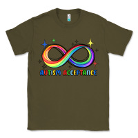 Army Green autism acceptance Classic Tee - JahusDesignShop