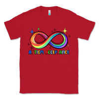 Red autism acceptance Classic Tee - JahusDesignShop