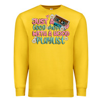 Lemon just a good mom with a hood playlist Premium Sweatshirt - MaliasSmallBusiness