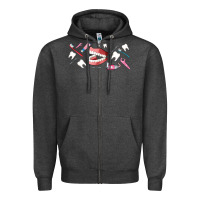 Charcoal Heather dentist elements Zipper Hoodie - AdoDesignShop