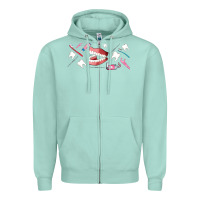 Seafoam dentist elements Zipper Hoodie - AdoDesignShop