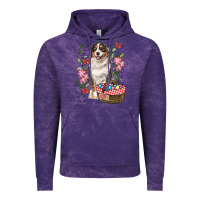 Cloud Purple Easter Aussie Australian Shepherd Vintage Hoodie - RanaPortraitStore