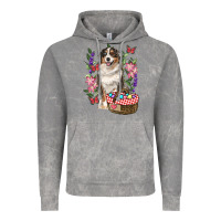 Cloud Rock Easter Aussie Australian Shepherd Vintage Hoodie - RanaPortraitStore