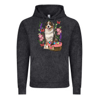Vintage Arctic Easter Aussie Australian Shepherd Vintage Hoodie - RanaPortraitStore