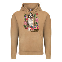 Vintage Camel Easter Aussie Australian Shepherd Vintage Hoodie - RanaPortraitStore