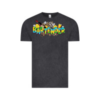 Vintage Black bartender Vintage Tee - Zillion Design Studio