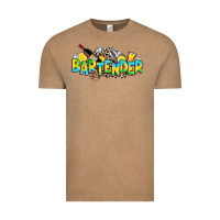 Vintage Coffee bartender Vintage Tee - Zillion Design Studio