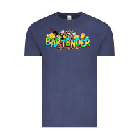 Vintage Denim bartender Vintage Tee - Zillion Design Studio