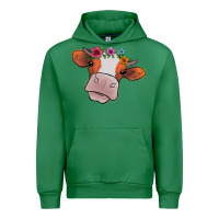 Emerald cow with flowers Urban Hoodie - Bettercallsaul
