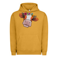 Pigment Peanut Butter cow with flowers Urban Hoodie - Bettercallsaul