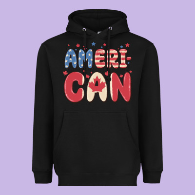 American Heavyweight Hoodie Designed By Maliassmallbusiness