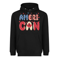 Black American Heavyweight Hoodie - MaliasSmallBusiness