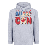 Heather Grey American Heavyweight Hoodie - MaliasSmallBusiness