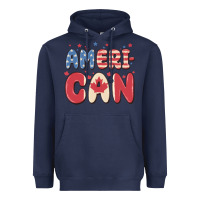 Navy American Heavyweight Hoodie - MaliasSmallBusiness