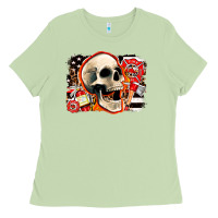 Matcha firefighter skull Ladies Tee - AdoDesignShop