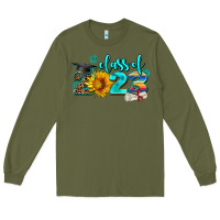 Army Green western sunflower class of 2023 Long Sleeve Tee - AdoDesignShop