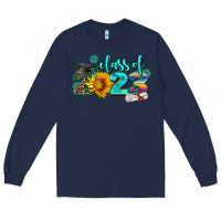 Navy western sunflower class of 2023 Long Sleeve Tee - AdoDesignShop