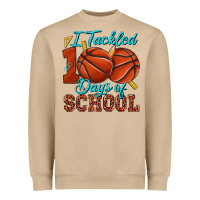 Mushroom i tackled 100days of school basketball Heavyweight Sweatshirt - texasbilliewilder