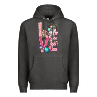 Charcoal Heather Love Easter Premium Hoodie - BundleAndBundleShop