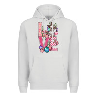Dove Grey Love Easter Premium Hoodie - BundleAndBundleShop