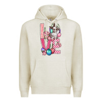 Oatmeal Heather Love Easter Premium Hoodie - BundleAndBundleShop
