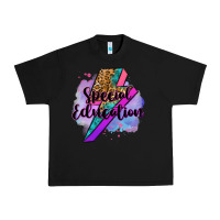 Black special eduation teacher lightning bolt Urban Heavy Tee - Zillion Design Studio