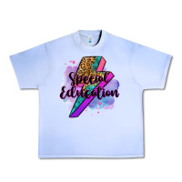 Grape Ice special eduation teacher lightning bolt Urban Heavy Tee - Zillion Design Studio