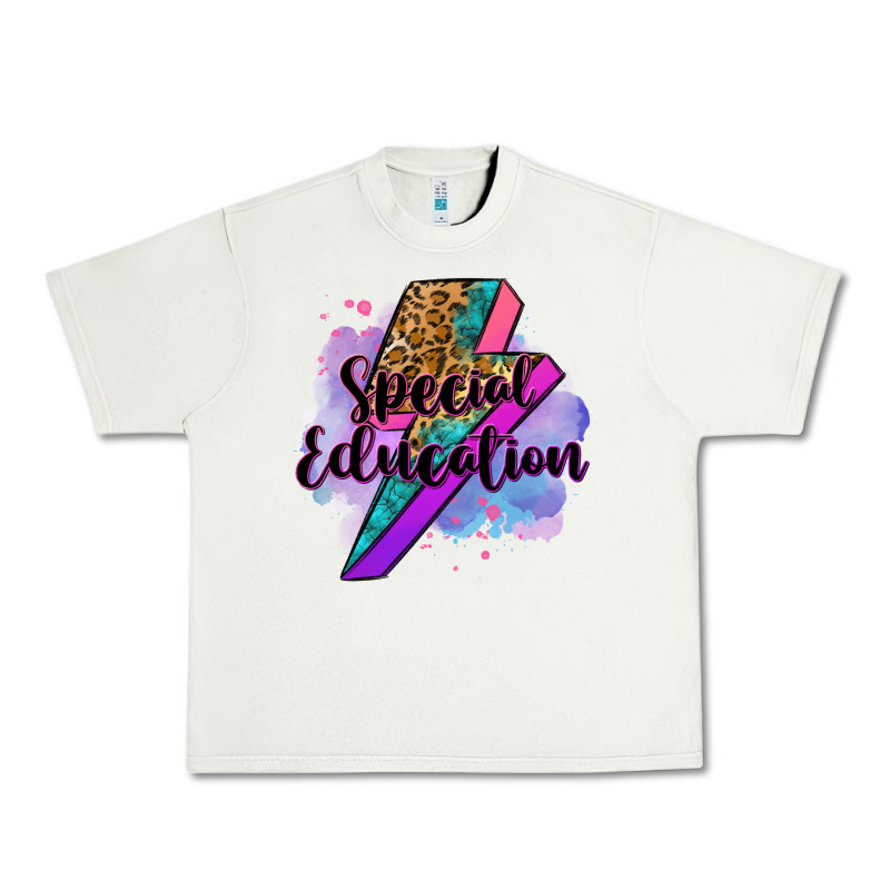Special Eduation Teacher Lightning Bolt Urban Heavy Tee by Zillion Design Studio | Teevron