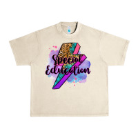 Sandshell special eduation teacher lightning bolt Urban Heavy Tee - Zillion Design Studio